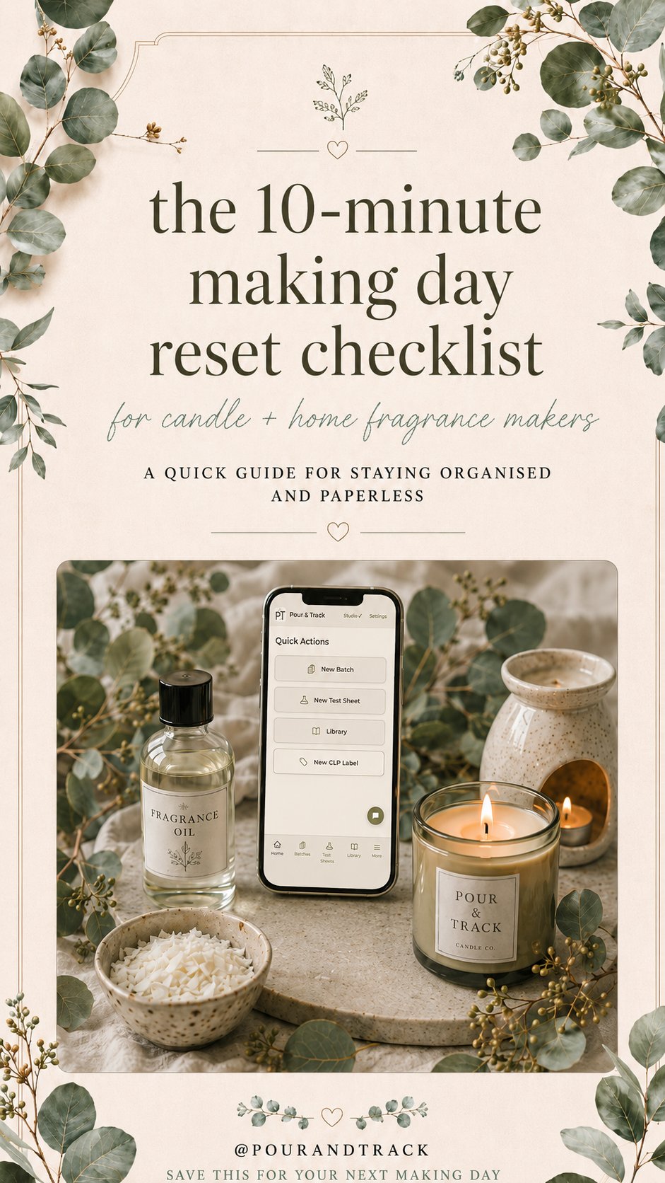 The 10-minute making day reset checklist — free guide