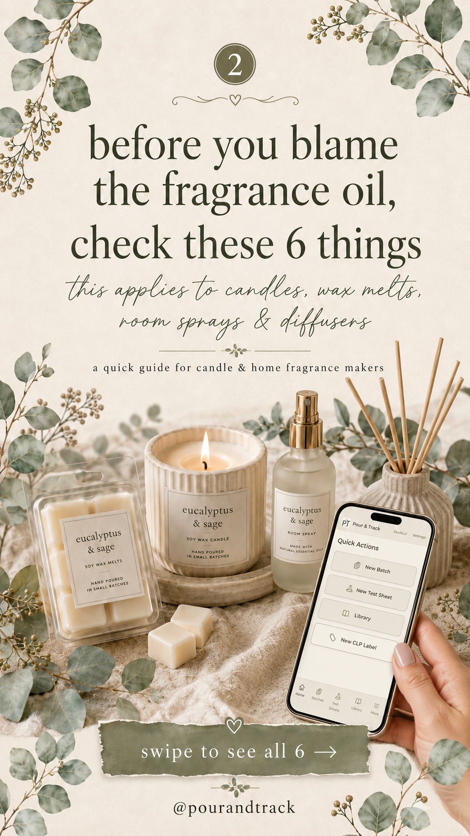 Before you blame the fragrance oil, check these 6 things — free guide
