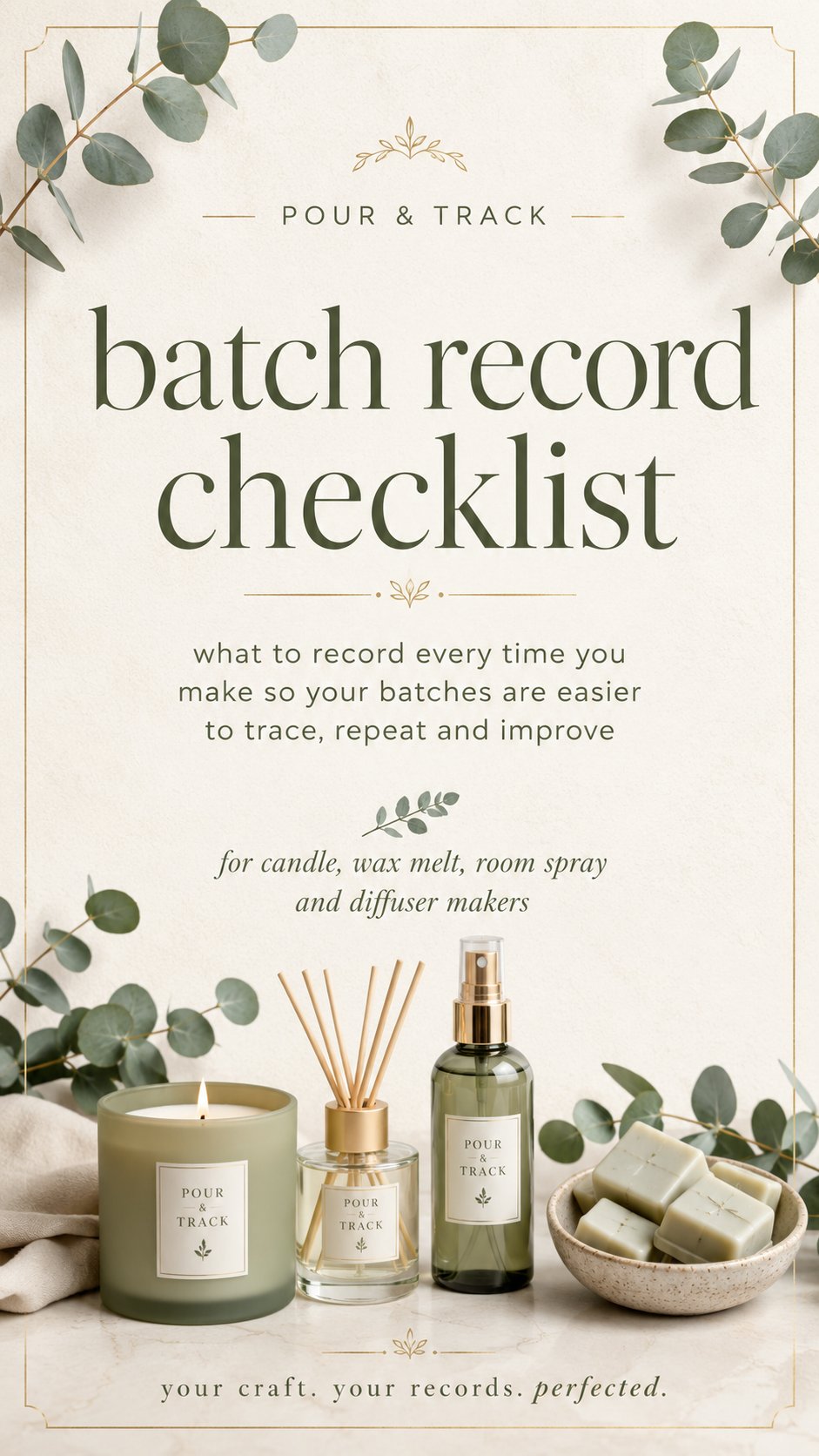 Batch Record Checklist — what to record every time you make