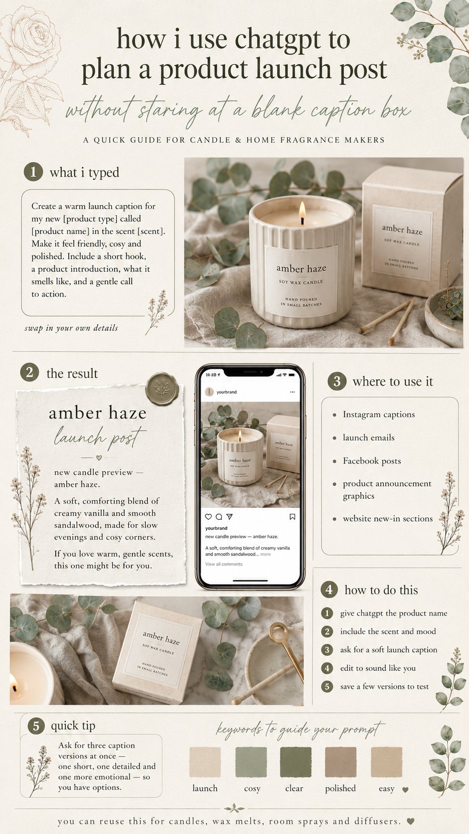 Plan a product launch post