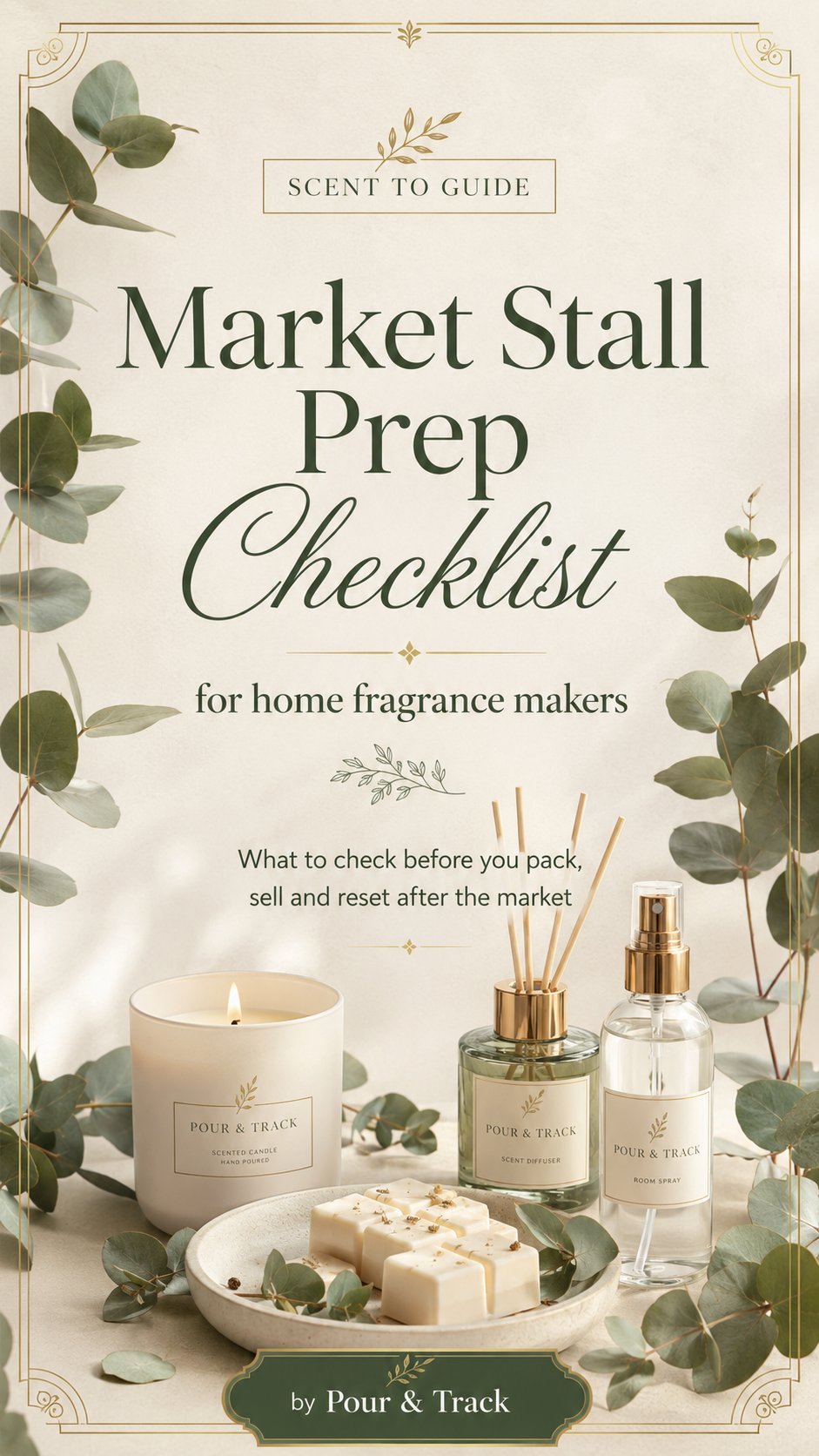 Market stall prep checklist — slide 1 of 8