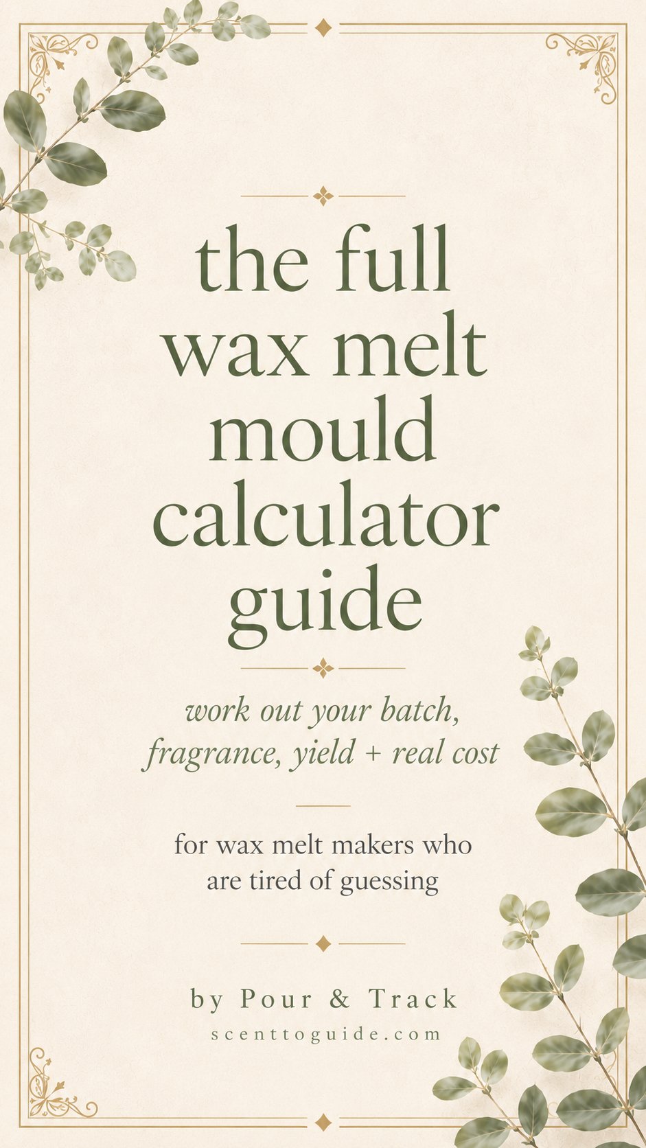 The full wax melt mould calculator guide